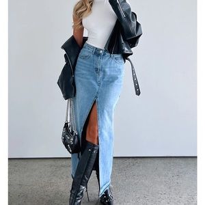 Brand New w/ Tags - Denim Maxi